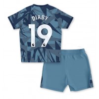 Camisa de Futebol Aston Villa Moussa Diaby #19 Equipamento Alternativo Infantil 2023-24 Manga Curta (+ Calças curtas)
